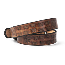 Load image into Gallery viewer, Buck and Bull Youth Custom Leather Belt
