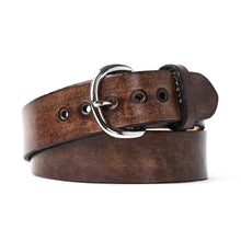 Load image into Gallery viewer, Buck and Bull Custom Leather Belt Initial