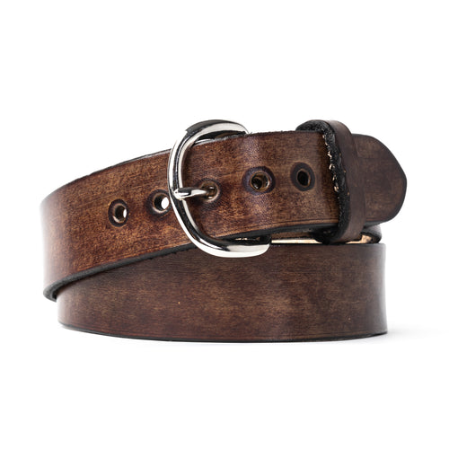 Buck and Bull Custom Leather Belt Initial